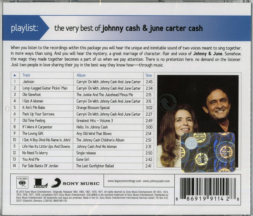 Playlist: The Very Best Johnny Cash and June Carter Cash