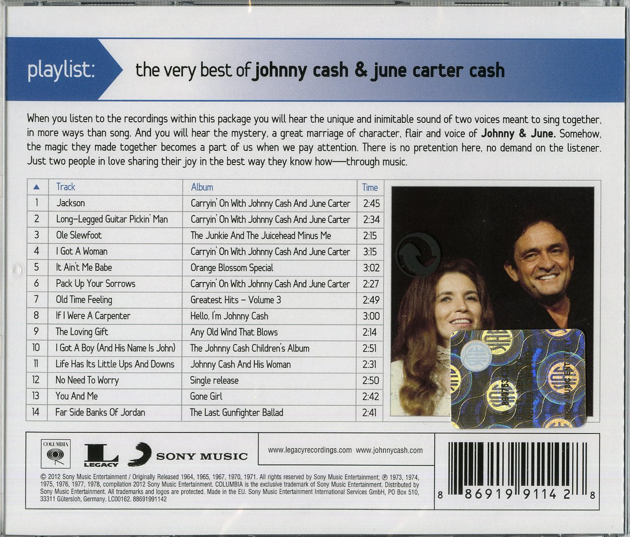 Playlist: The Very Best Johnny Cash and June Carter Cash