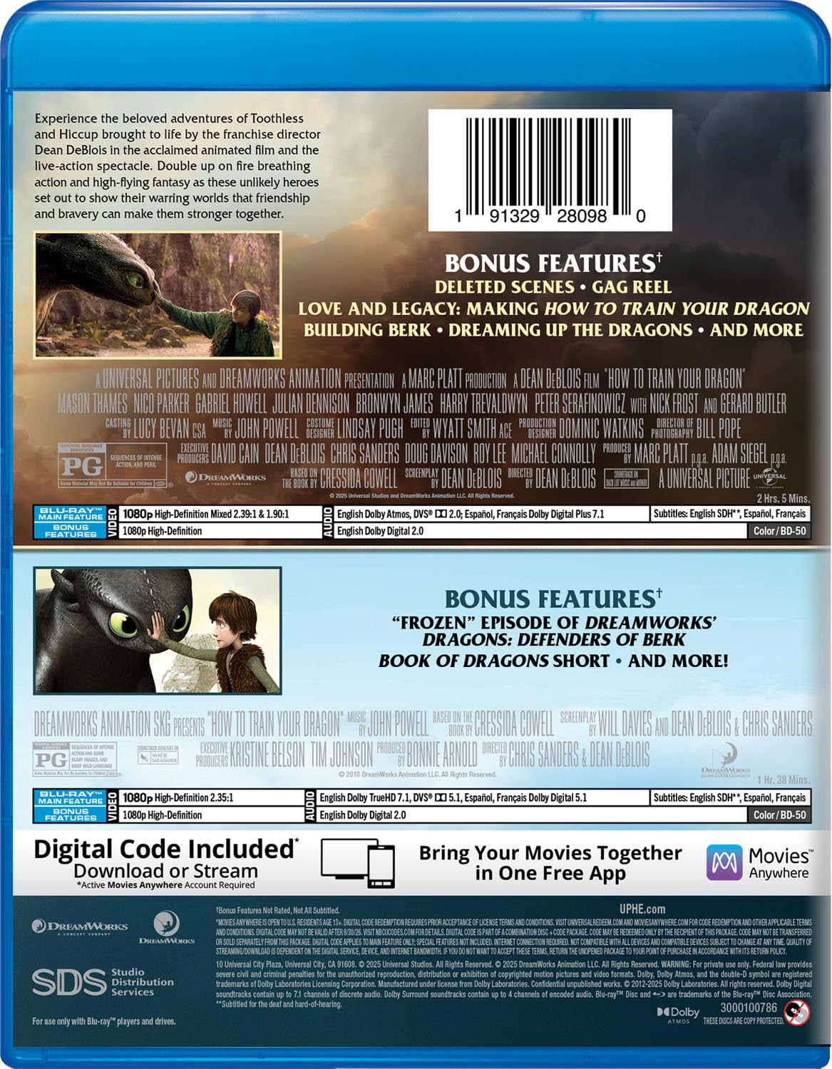 How to Train Your Dragon: 2-Movie Collection - Blu-ray + Digital