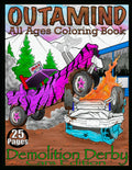 OUTAMIND Demolition Derby coloring book cars edition: Demolition Derby Coloring book