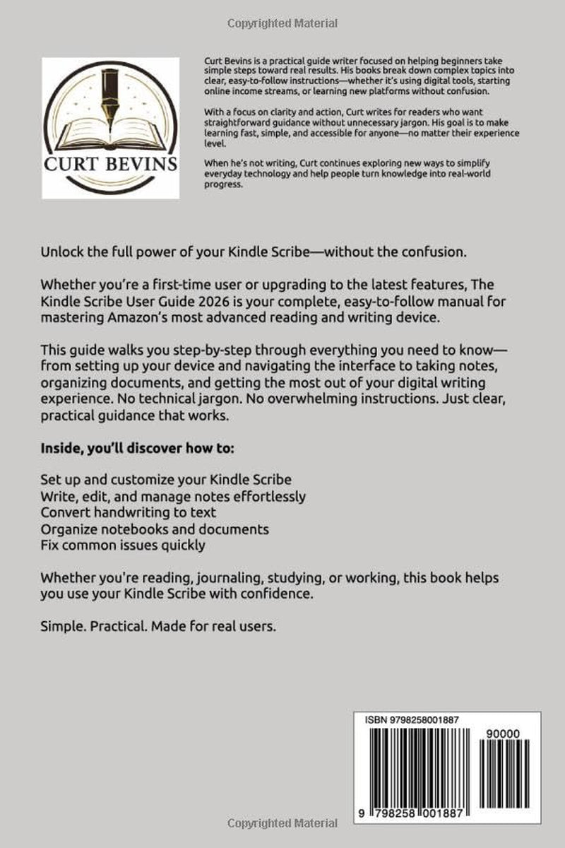 Kindle Scribe User Guide 2026: The Complete Manual for New and Existing Owners (The Kindle Guide)