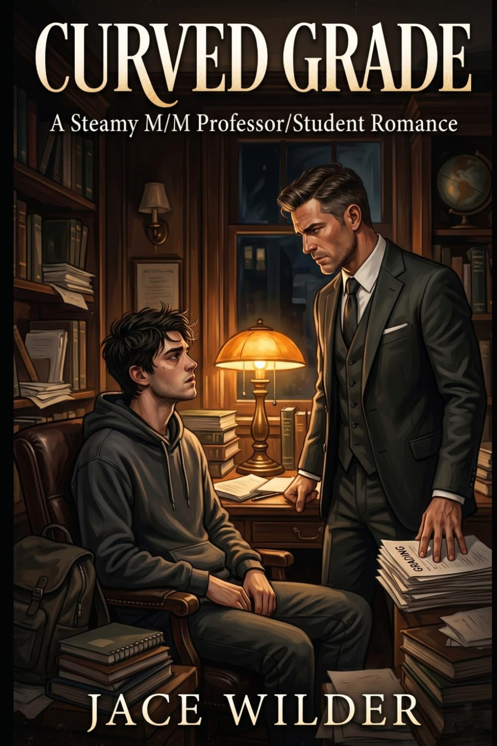 Curved Grade: A Steamy M/M Professor/Student Romance