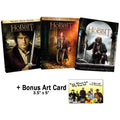 The J. R. R. Tolkien Classic Works Collection: The Complete Hobbit Movie Trilogy Series 1-3 (An Unexpected Journey & Desolation of Smaug Special Editions / Battle of the Five Armies Standard Edition) + Bonus Art Card