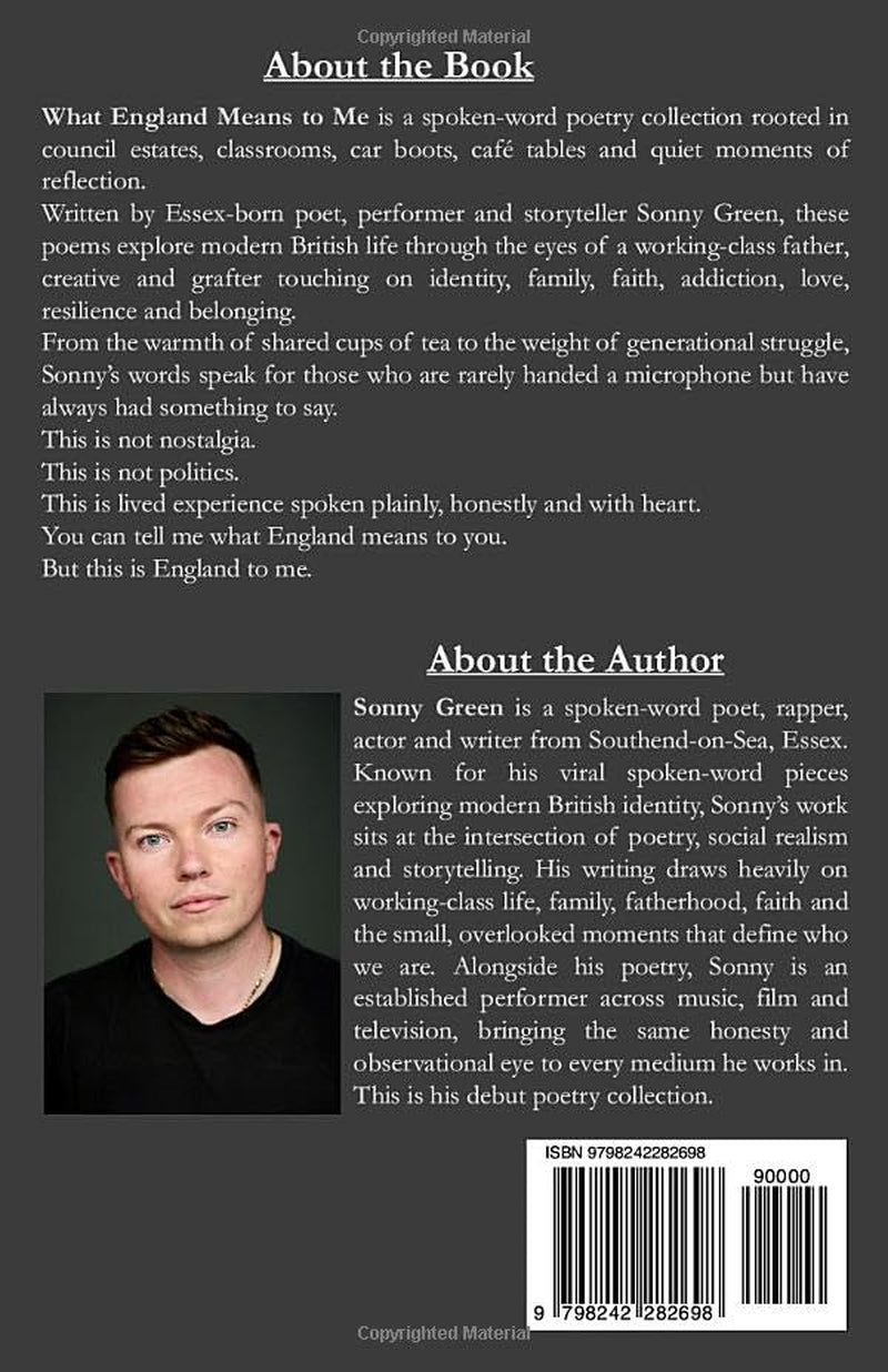 What England Means To Me: Spoken Word & Poetry