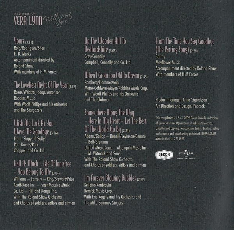 We'll Meet Again: Very Best of Vera Lynn