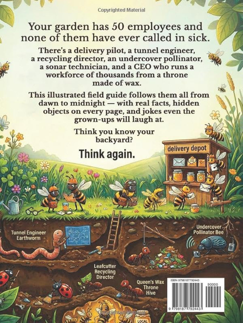 The Secret Jobs of Backyard Creatures For Kids Aged 6 to 10: An Illustrated Fun Animal Encyclopedia To Learn About Nature (Secret Animal Jobs)