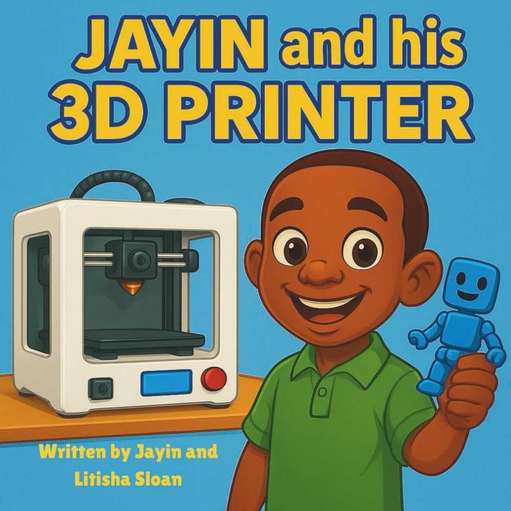 Jayin and his 3D printer