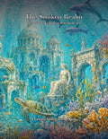 The Sunken Realm: A Mermaid Fantasy Coloring Book of the Lost Greek City Beneath the Sea (KARAWOJO ART Adult Coloring Books)