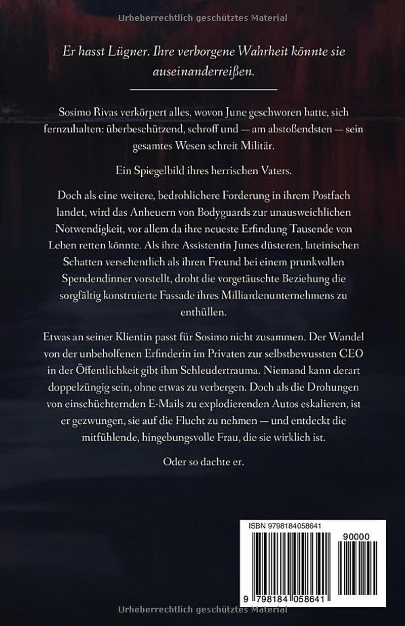 Sosimo Gefangen: Eine zurückgezogen lebende Milliardärin und Erfinderin und ihr Leibwächter sind auf der Flucht. (Stryker Sicherheitstruppe) (German Edition)