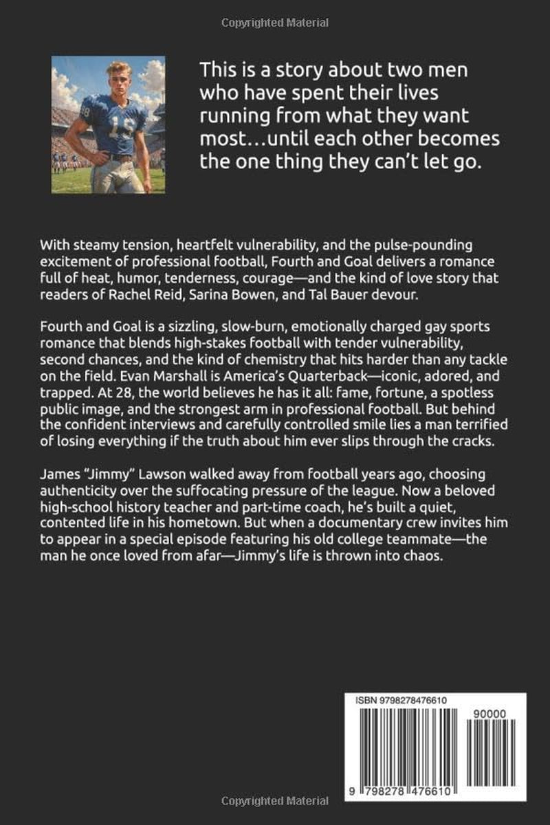 Fourth And Goal: A SPICY GAY FOOTBALL ROMANCE