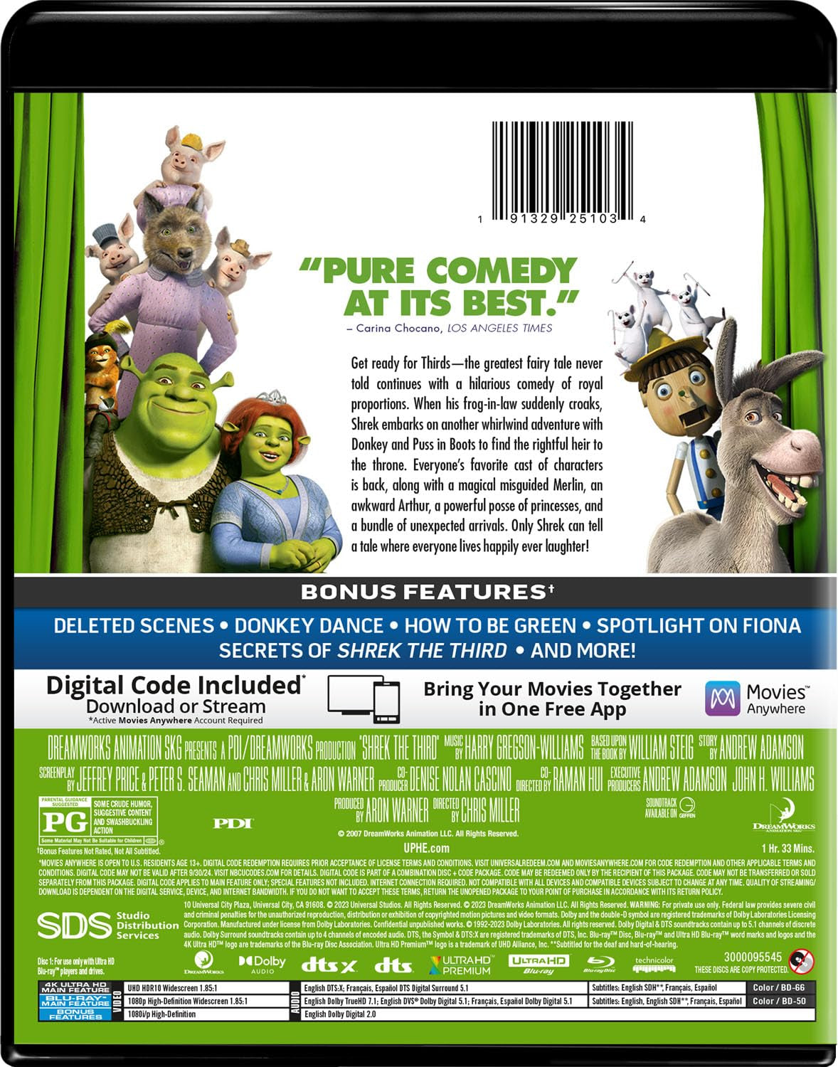 Shrek the Third - 4K Ultra HD + Blu-ray + Digital [4K UHD]