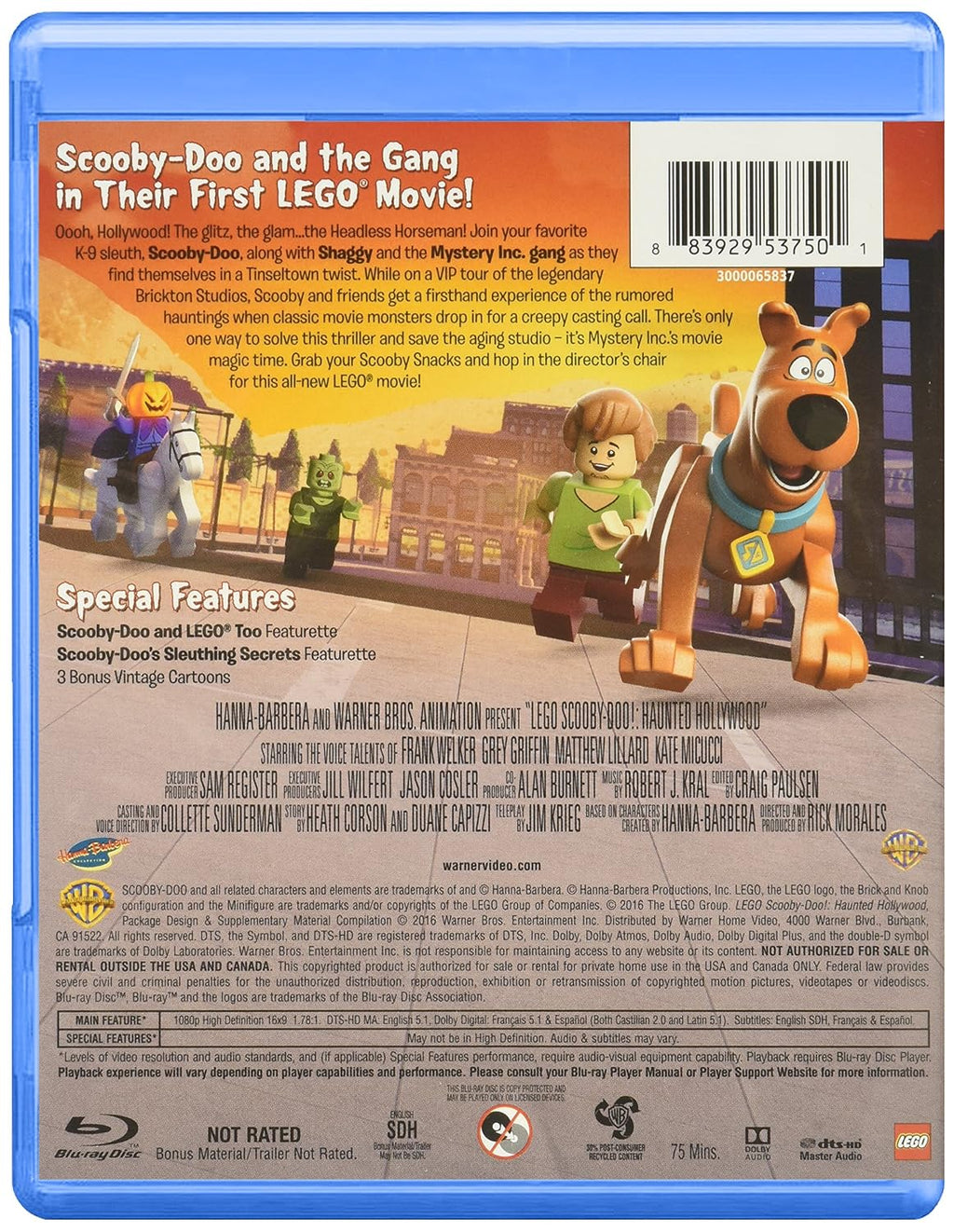 Scooby Doo and Lego: Haunted Hollywood (BD)