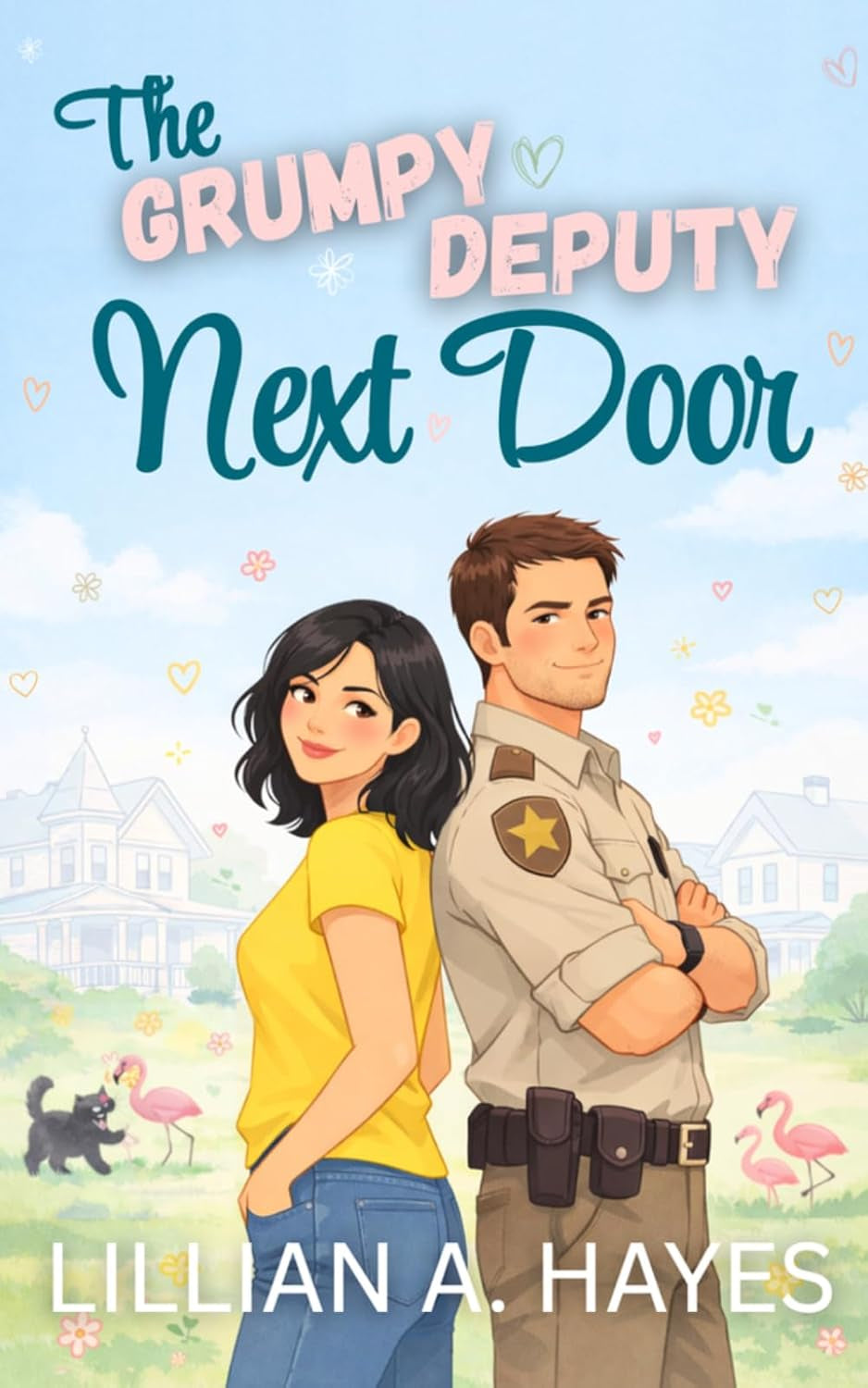 The Grumpy Deputy Next Door: A Sweet Opposites Attract Romance (Pinebrook Romance Collection)