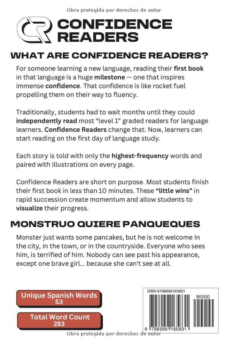 Monstruo quiere panqueques (Confidence Readers) (Spanish Edition)