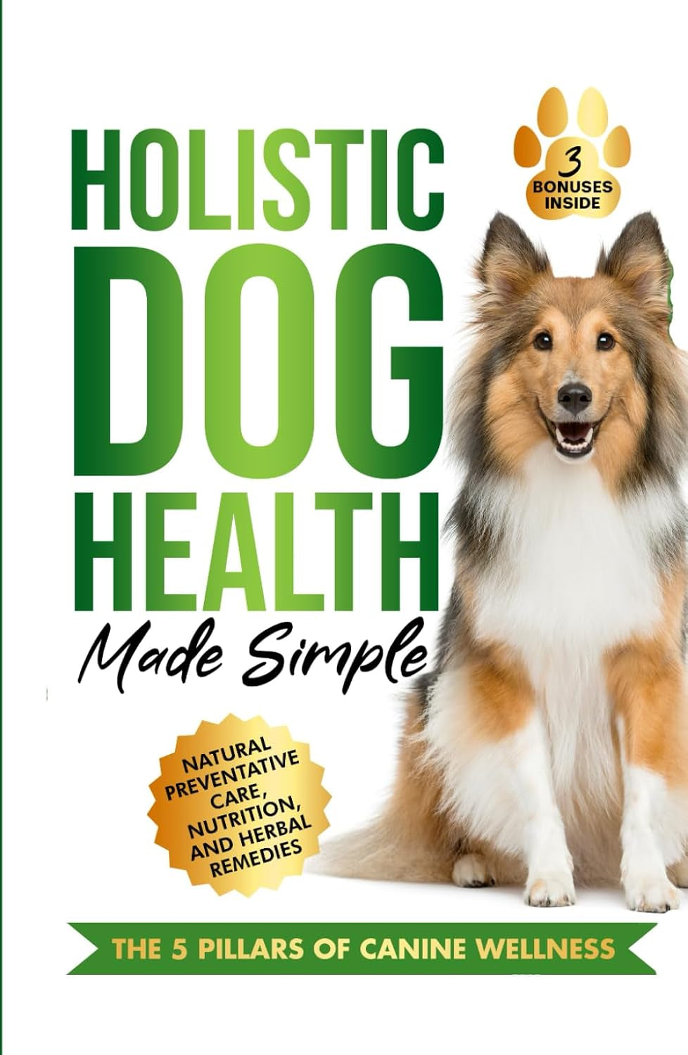 Holistic Dog Health Made Simple: 7 Effortless Action Steps to Jumpstart Health, Fitness, and Overall Wellness for Your Canine—Featuring Natural ... and Herbal Remedies (The Wellness Series)