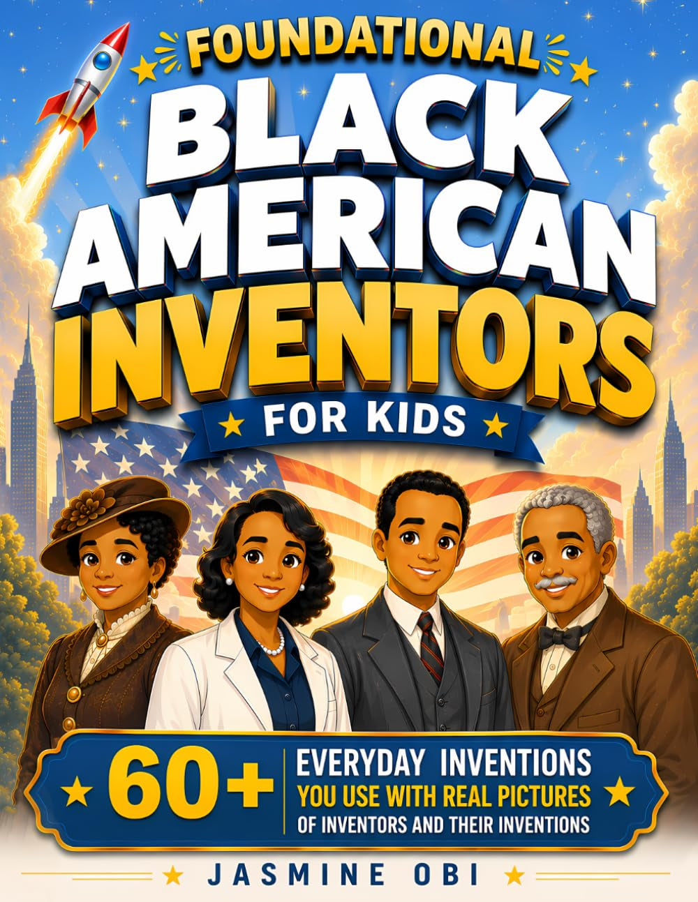 Foundational Black American Inventors for Kids: 60+ Everyday Inventions You Use with Real Pictures of Inventors and Their Inventions (Amazing Black Kids Series)