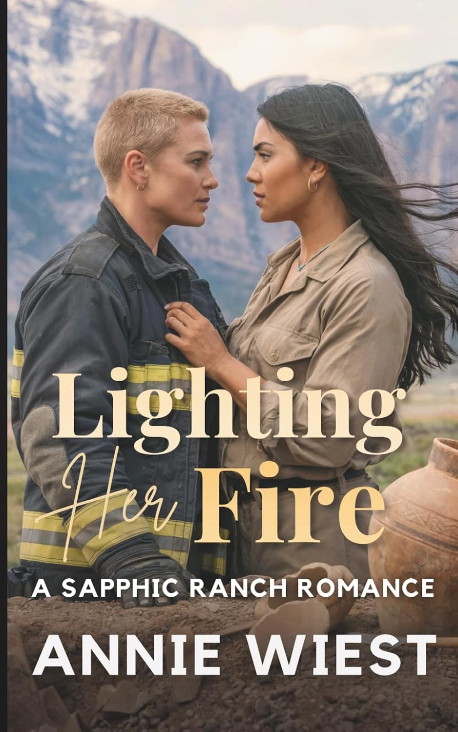 Lighting Her Fire: A Sapphic Ranch Romance (Sacred Peaks Ranch)