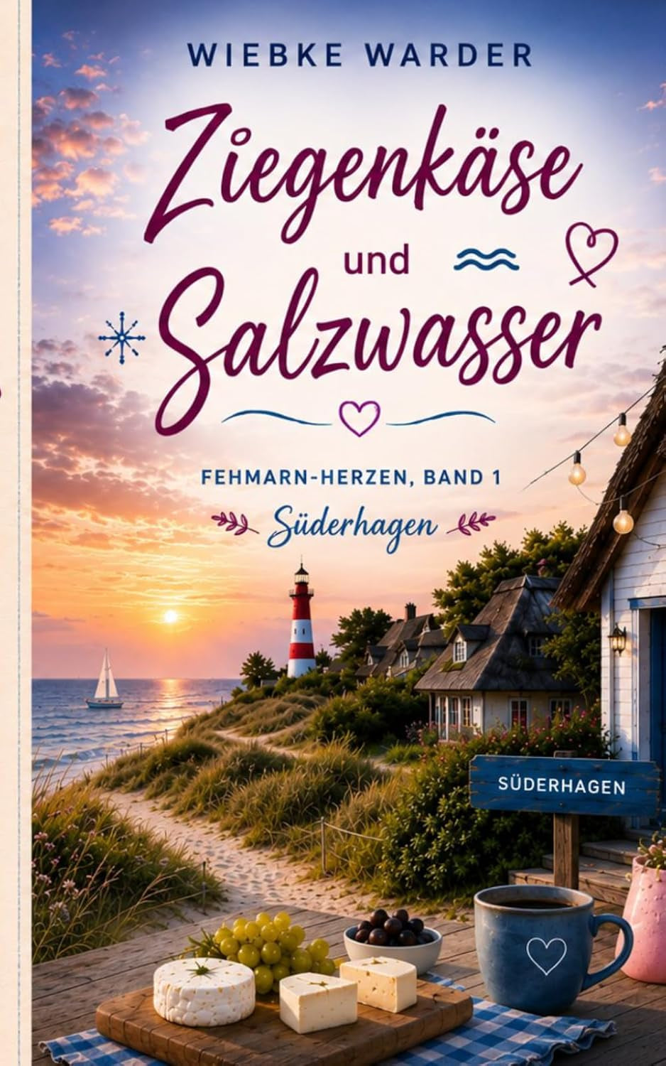 Ziegenkäse und Salzwasser: Fehmarn Herzen - Liebesroman (Verliebt auf Fehmarn) (German Edition)