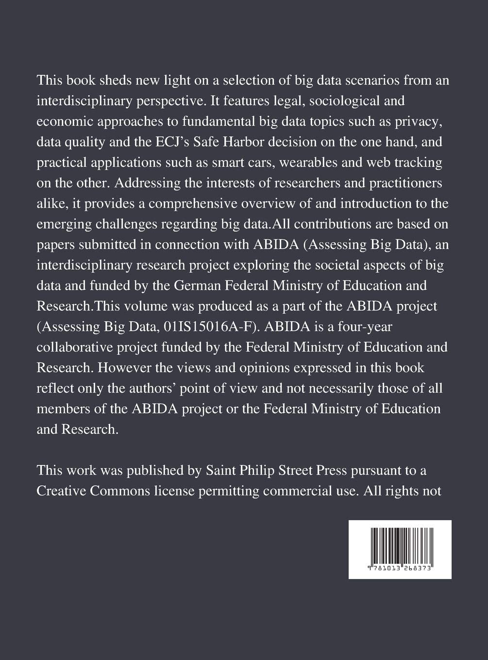 Big Data in Context: Legal, Social and Technological Insights