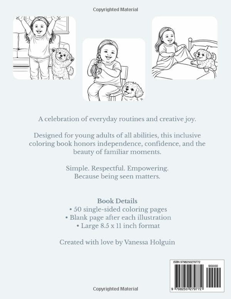 Colors without limits: An Inclusive Coloring Book Celebrating Everyday Routines and Creative Joy