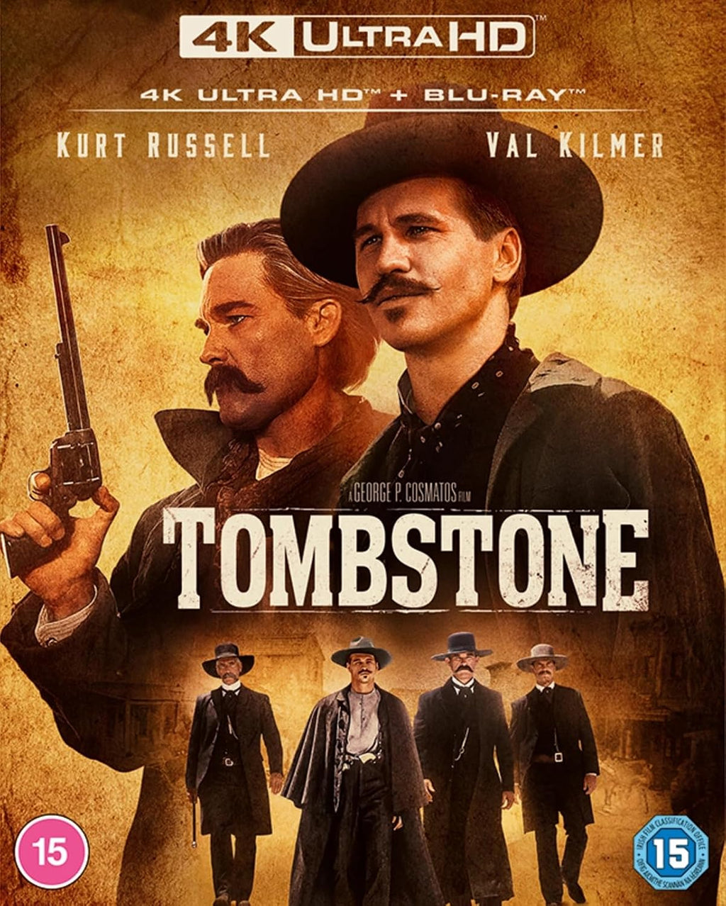Tombstone (1993) [Region Free] [4K Ultra HD + Blu-ray]