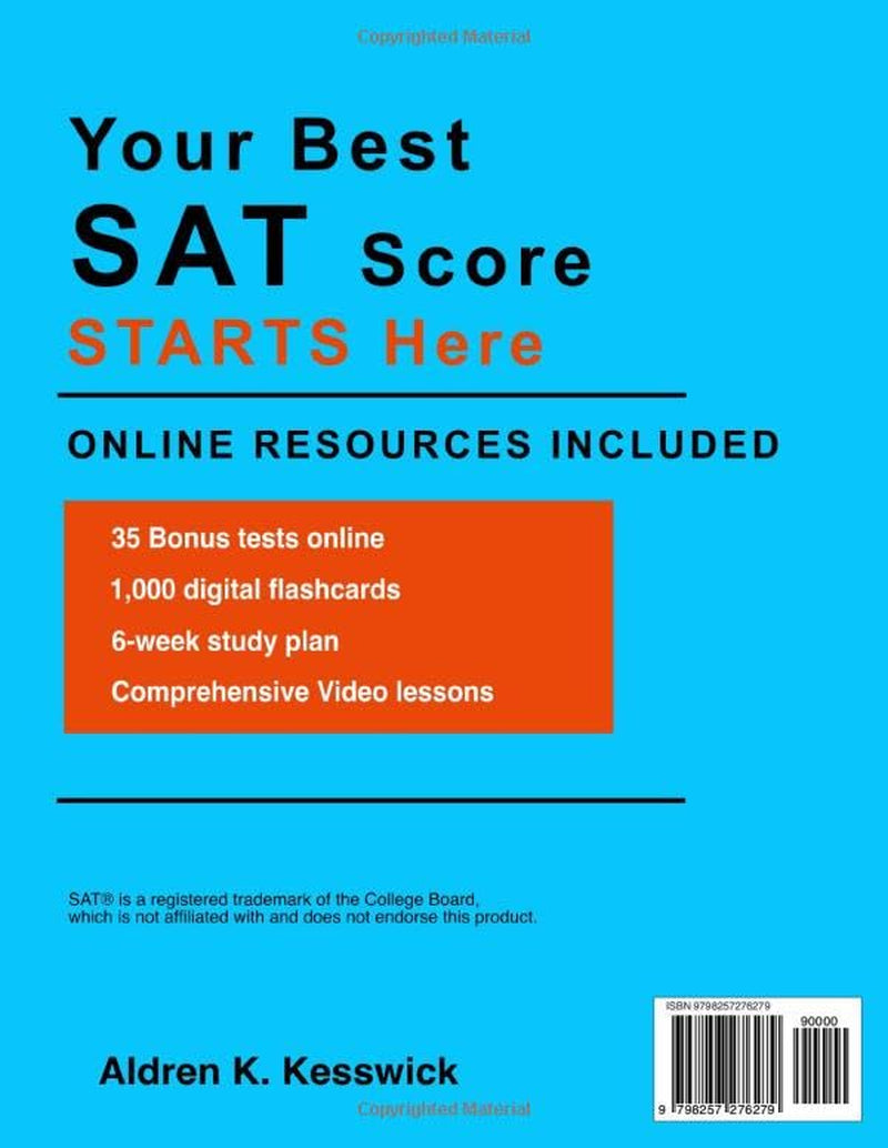 SAT Test Prep: The Complete Guide to Master the Digital SAT with Full-Length Practice Tests, Realistic Exam Questions, Expert Strategies, and Step-by-Step Answer Explanations