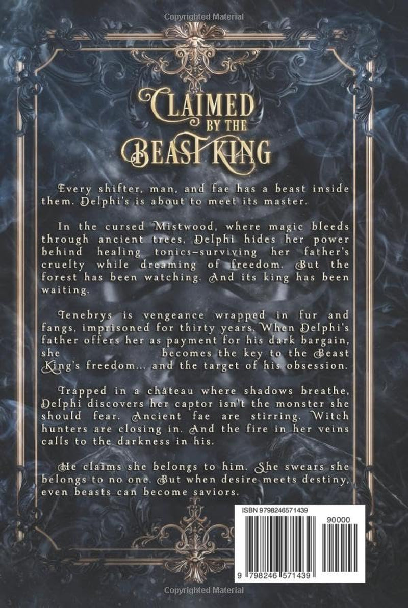 Claimed by the Beast King: A dark gothic romantasy (Veil and Claw)