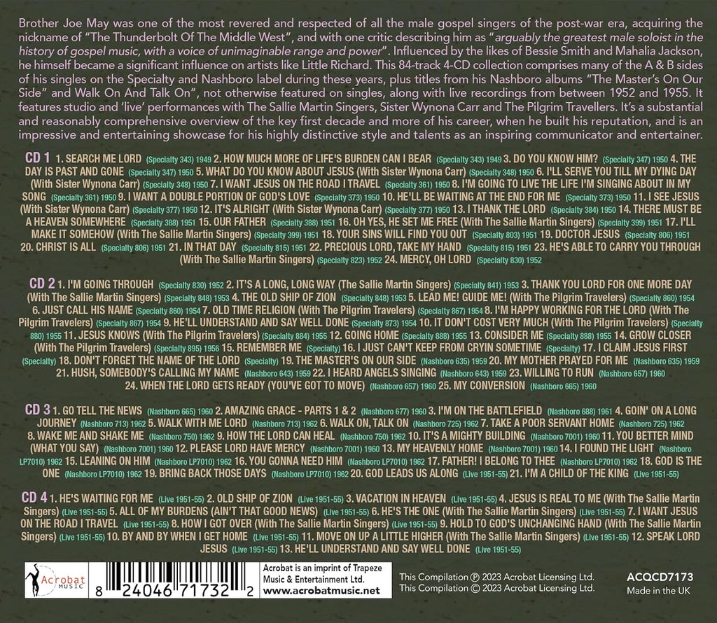 Singles, Album Tracks And Live Recordings 1949-62