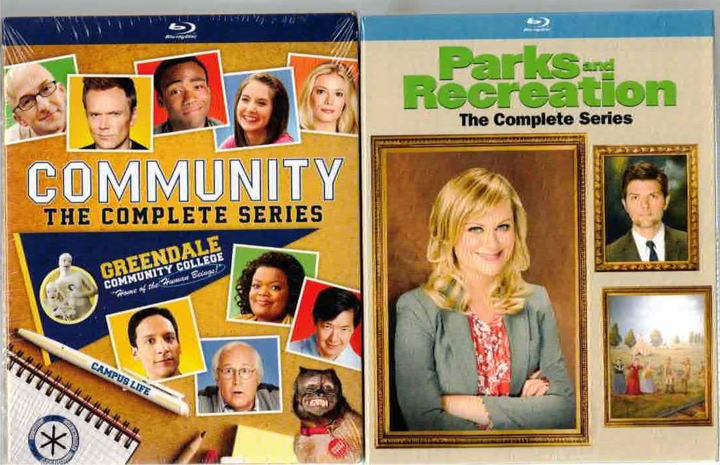 Parks and Recreation: The Complete Series [Blu-ray] + Community: The Complete Series [Blu-ray] TV Bundle