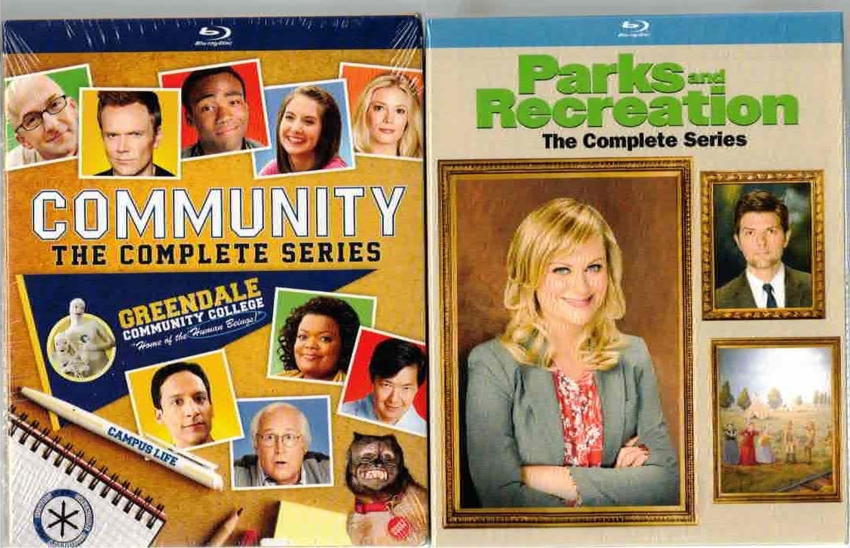 Parks and Recreation: The Complete Series [Blu-ray] + Community: The Complete Series [Blu-ray] TV Bundle