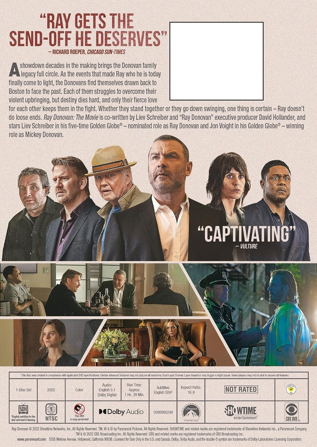 Ray Donovan: The Movie [DVD]
