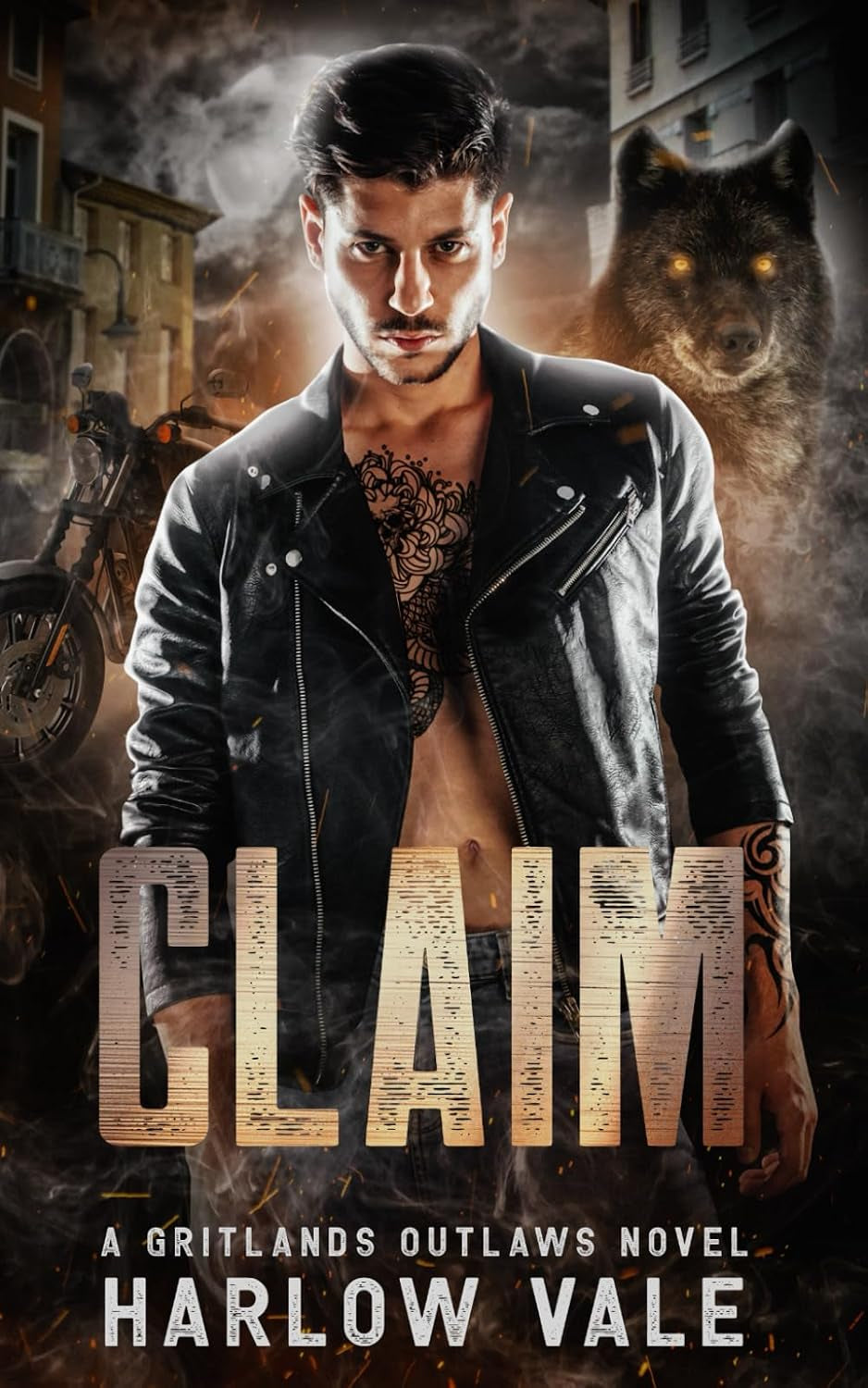 Claim: A Reverse Harem Shifter Motorcycle Club Romance (A Gritlands Outlaws Novel)