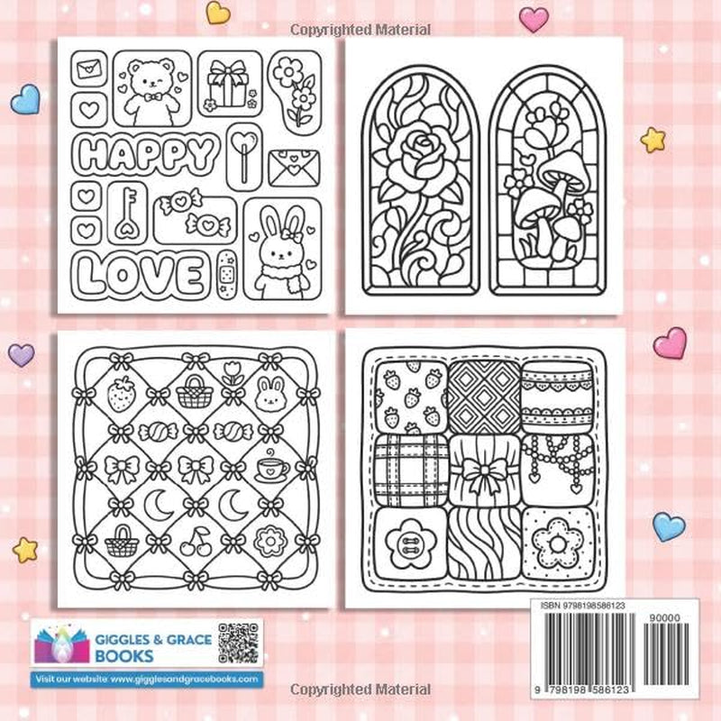 Cozy Hygge Cute Patterns Coloring Book: 50 Adorable Hygge-Inspired Coloring Pages Featuring Cute Animals, Flowers, Sweet Treats, Cozy Decor, and ... and Teens (G&G Bold & Easy Coloring Books)