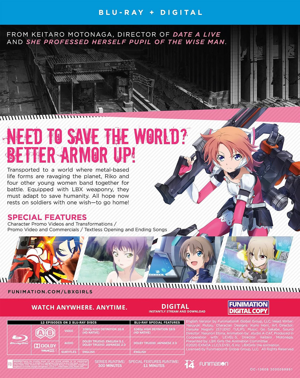 LBX Girls: The Complete Season - Blu-ray + Digital