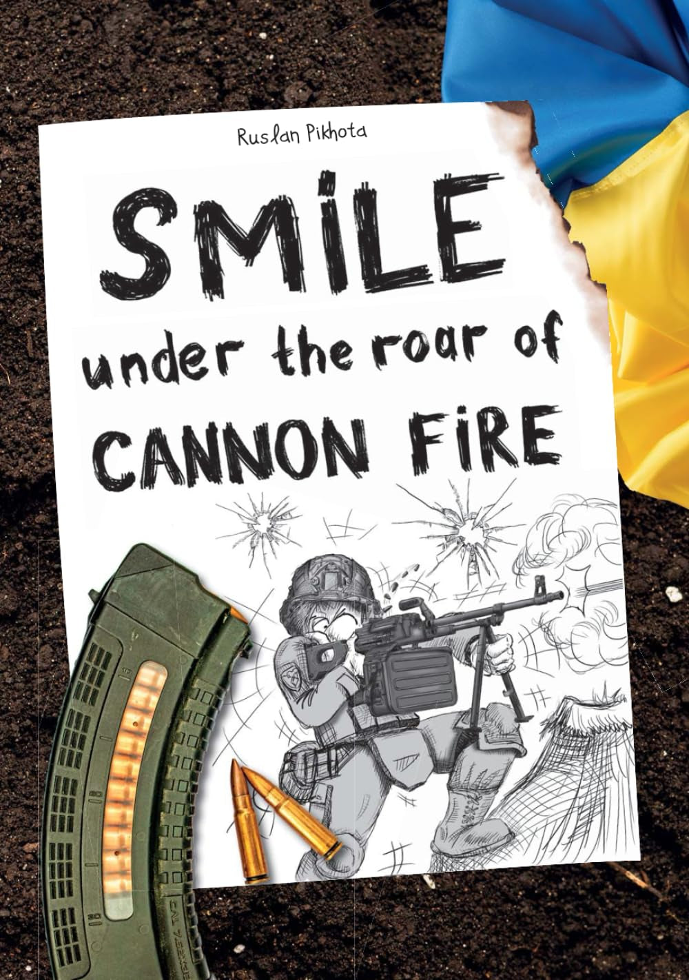 Smile Under the Roar of Cannon Fire: Cartoons from a soldier in the Russian-Ukrainian war