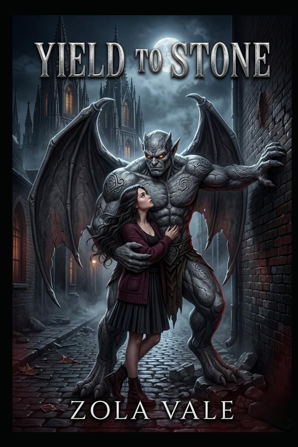 Yield To Stone: A Steamy Gargoyle Monster Romance (The Stone Kings of Blackwood)
