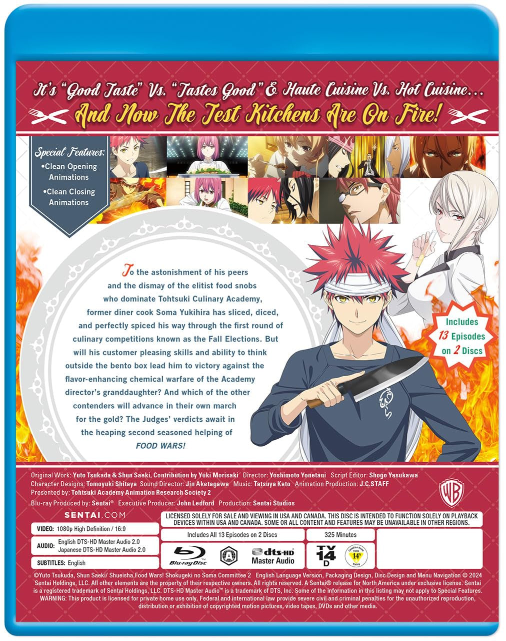 Food Wars! The Second Plate (Season 2) [Blu-ray]