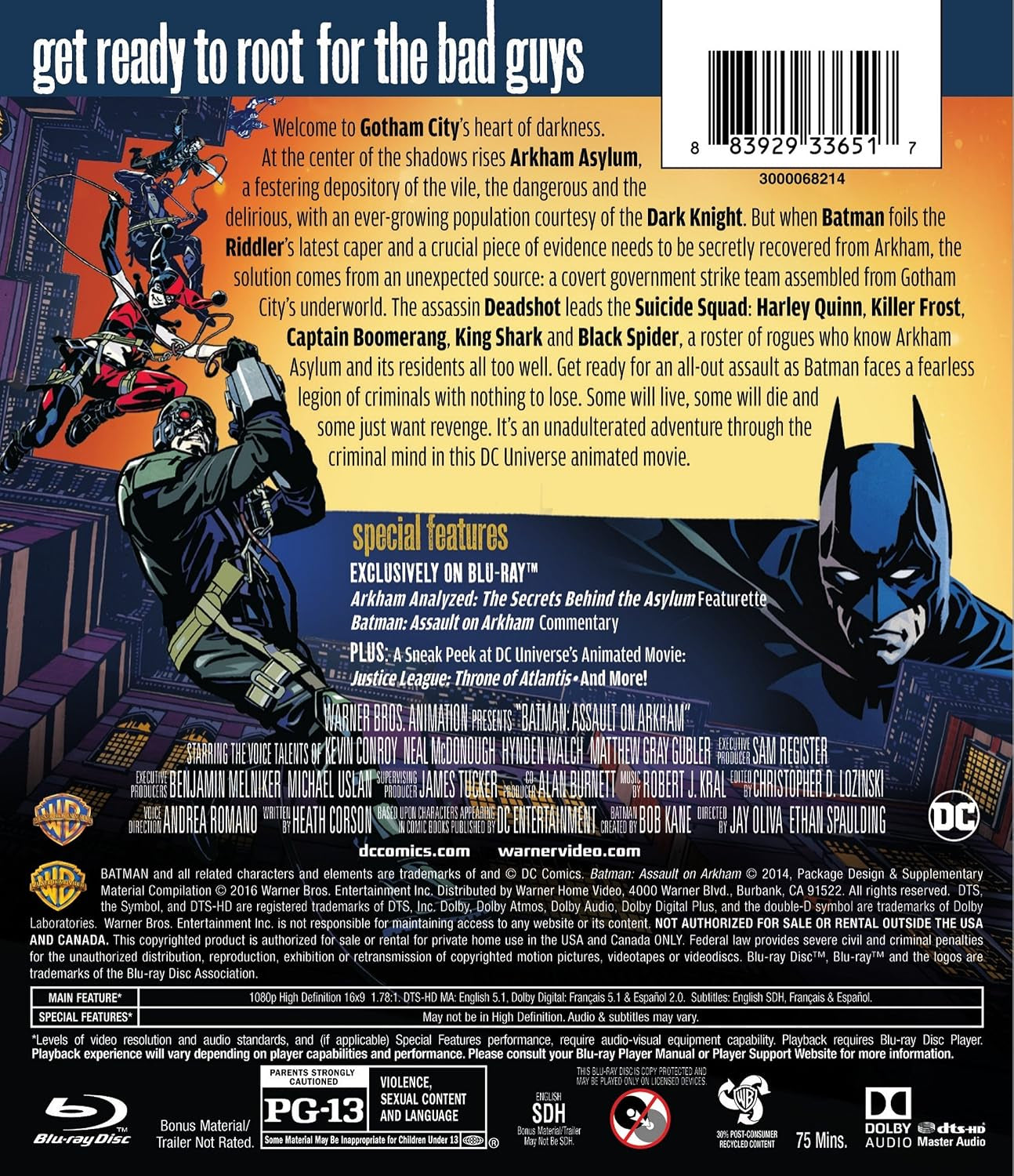 Batman: Assault on Arkham [Blu-ray]