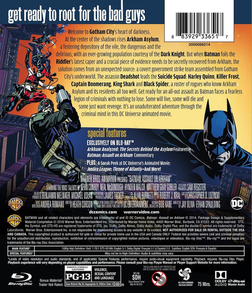 Batman: Assault on Arkham [Blu-ray]