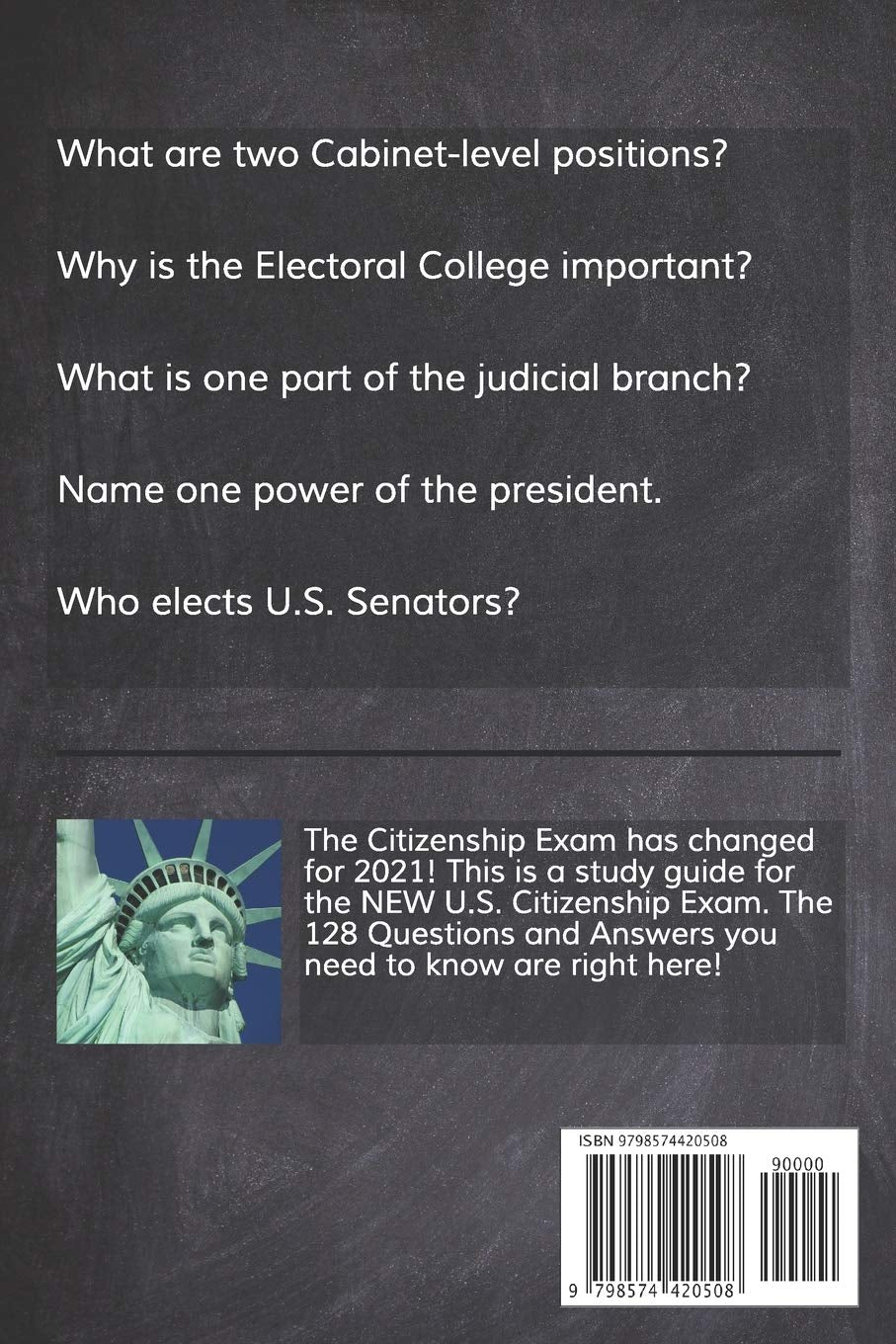 The New US Citizenship Test Study Guide - Spanish: 128 Questions You Need To Know (Spanish Edition)