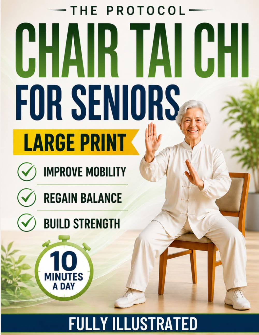 The Chair Tai Chi Protocol for Seniors: The Step-by-Step 10-Minute Daily Program to Reclaim Your Morning, Reduce Joint Pain and Restore Your Balance in 8 Weeks — With Video Lessons and Illustrations