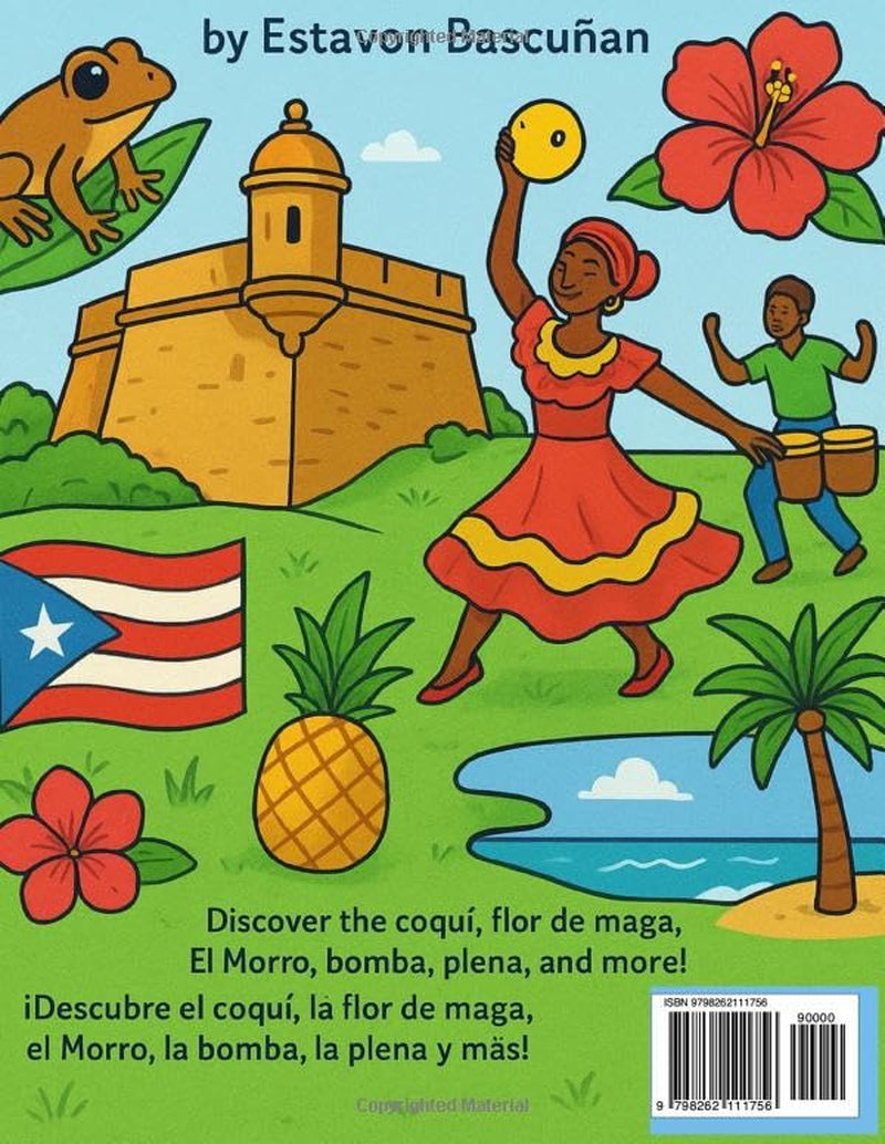 Puerto Rican Kids coloring book