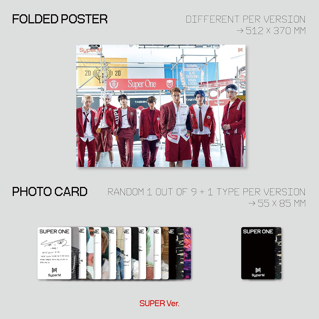 SuperM The 1st Album 'Super One' [Super Ver.]