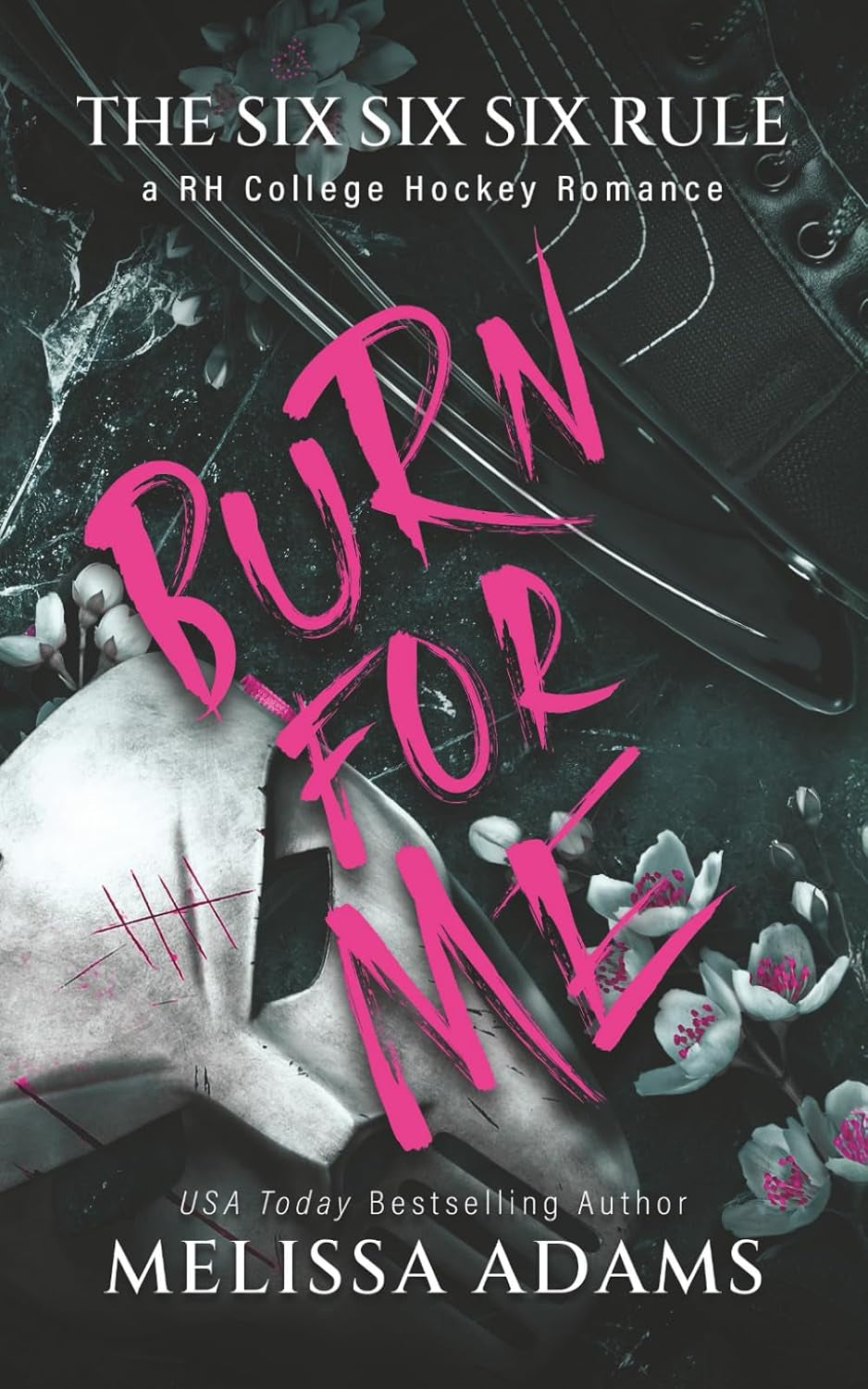 Burn For Me: A RH College Hockey Romance (The Six Six Six Rule)