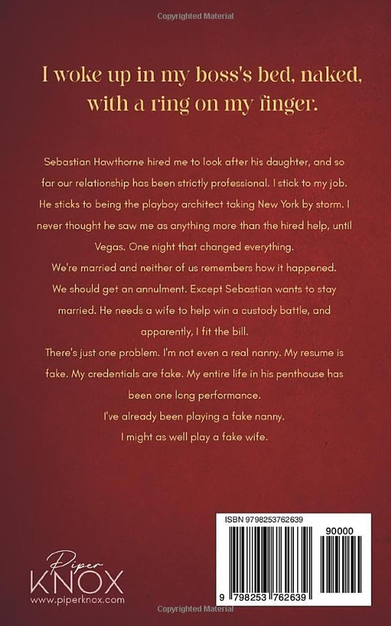 The Marriage Mistake: A single dad/nanny romance (Hawthorne Billionaires)