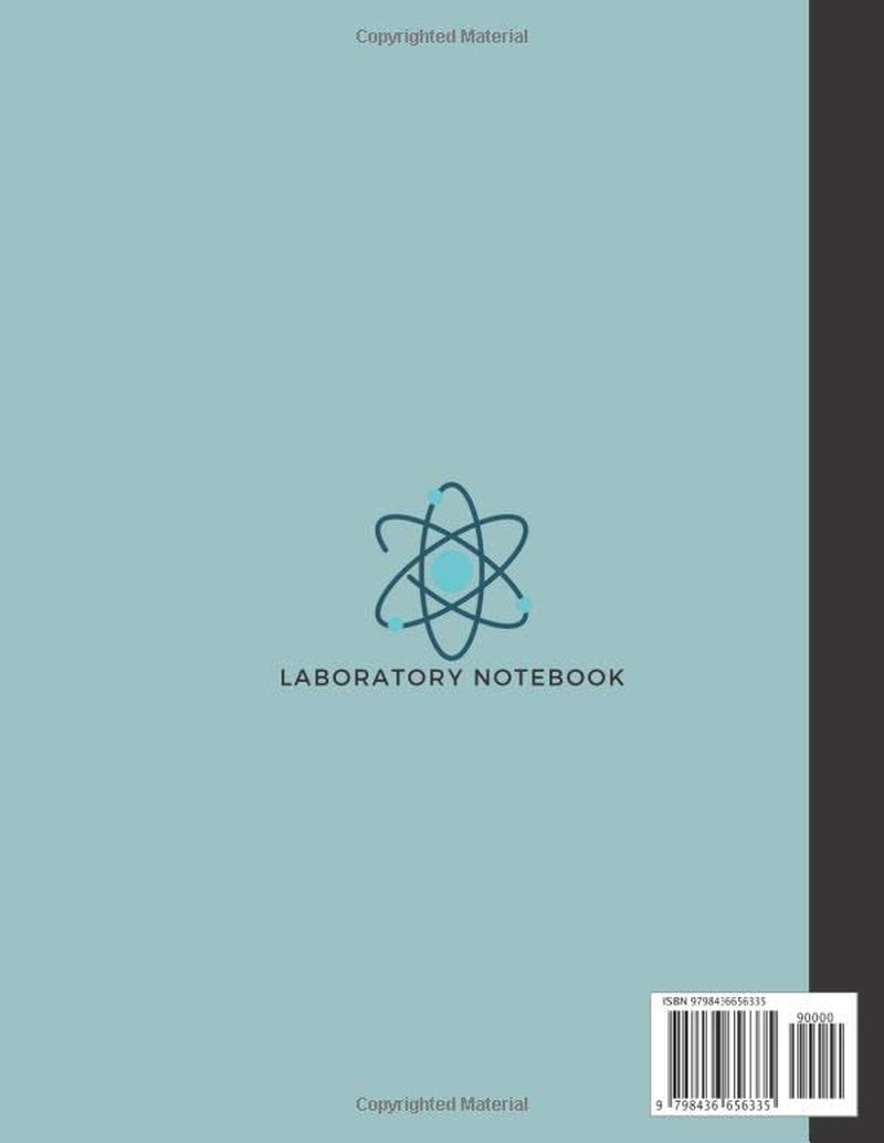 Laboratory Notebook: Simple lab notebook for the sciences. Grid paper. Size 8.5in x 11in, 120 pages.