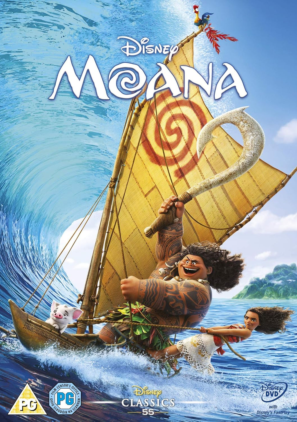 Moana [DVD] [2016] [Region2] Requires a Multi Region Player