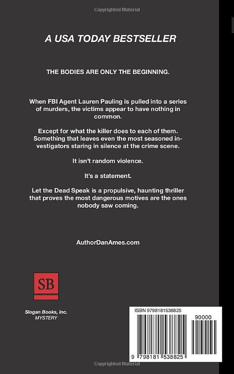 LET THE DEAD SPEAK (A Lauren Pauling Thriller)