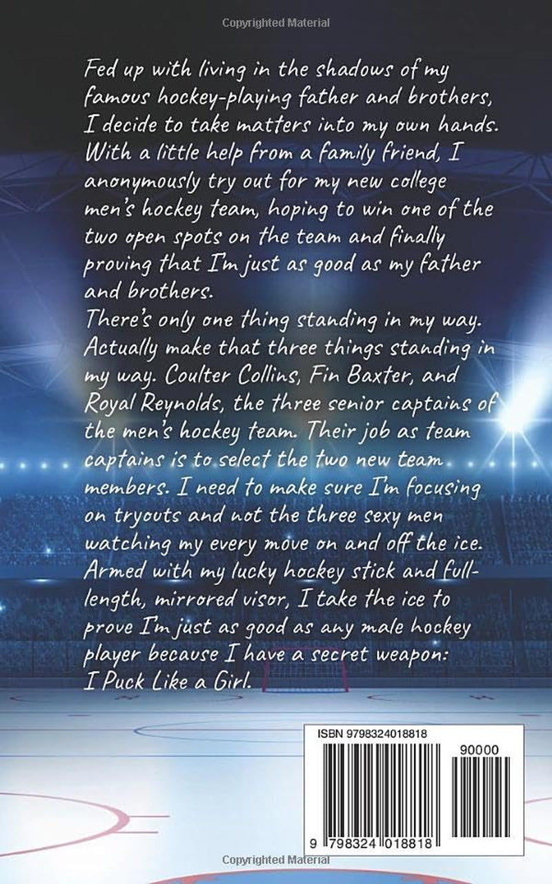 Puck Like A Girl: A Why Choose Hockey Romance (Playing the Puck)