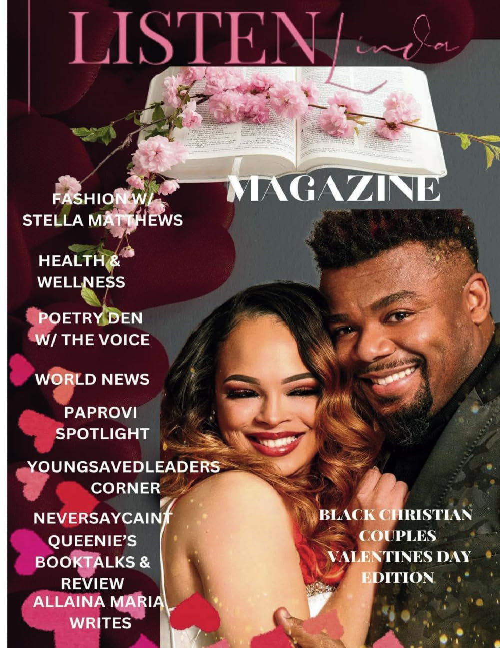 Listen Linda Magazine February Edition: Black Christian Couples Valentines Day
